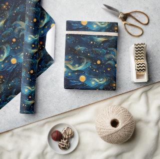Cosmic Symphony: Celestial Music Art Design