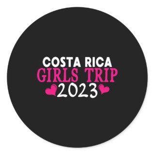 Costa Rica Trip 2023 'S Bachelorette Py Classic Round Sticker