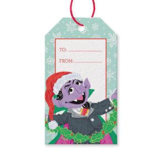 Count von Count Holiday Scribble Gift Tags