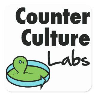 Counter Culture Labs square logo Square Sticker