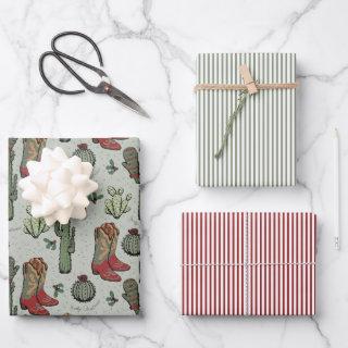 Country Cowboy Howdy Christmas  Sheets