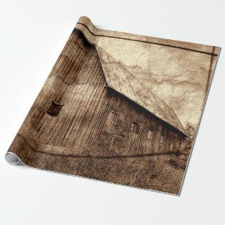 Country Rustic Sepia Barn Vintage Texture