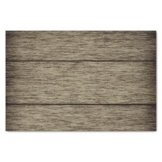 Country Weathered Wood Background Textured Tissue Paper