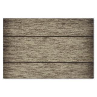 Country Weathered Wood Background Textured Tissue Paper