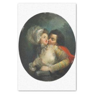Couples Embracing by Jean-Frédéric Schall Tissue Paper