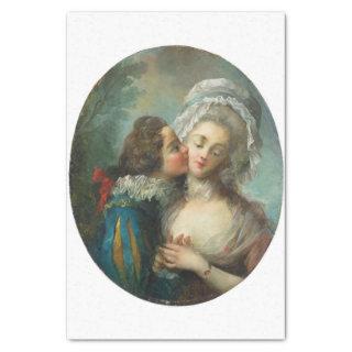 Couples Embracing by Jean-Frédéric Schall Tissue Paper