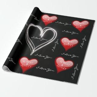 Couples Names In Hearts