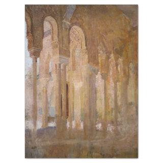Court of the Lions, Alhambra (by Henri Regnault) Tissue Paper