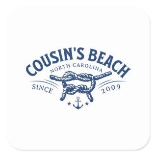 Cousin’s Beach NC The Summer I Turned Pretty  Square Sticker