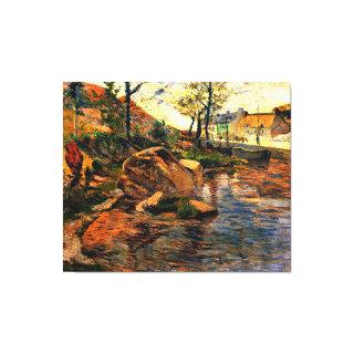 Cove Opposite Pont-Aven Harbor, Poster Canvas Print