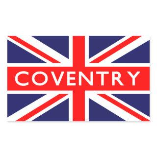 Coventry : British Flag Rectangular Sticker