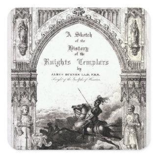 Cover of 'A Sketch of History the Knights Square Sticker
