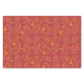 Cow and Chicken Red Guy Pattern Tissue Paper