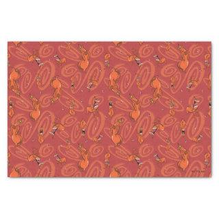 Cow and Chicken Red Guy Pattern Tissue Paper