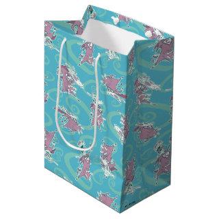 Cow and Chicken Super Cow Pattern Medium Gift Bag