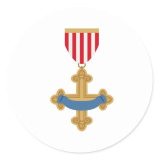 Cowardly Lion Badge Classic Round Sticker