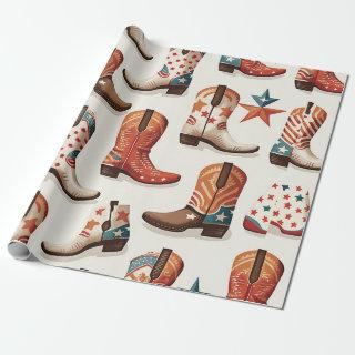 Cowboy boots pattern