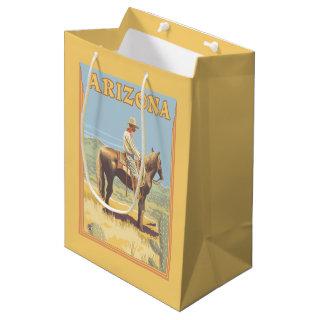 Cowboy (Side View)Arizona Medium Gift Bag