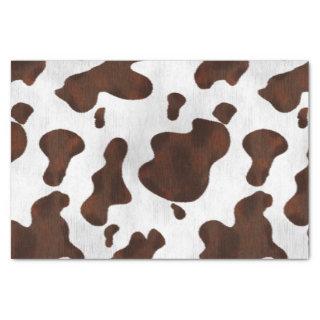 Cowhide Faux Hair Western Leather Spotted Pattern Tissue Paper