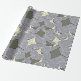 Cownose Stingray Ocean Pattern