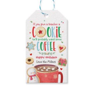 Coworker Staff Company Holiday Appreciation Cookie Gift Tags