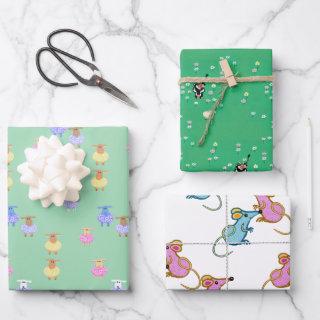 cows sheep lambs mice childrens  sheets