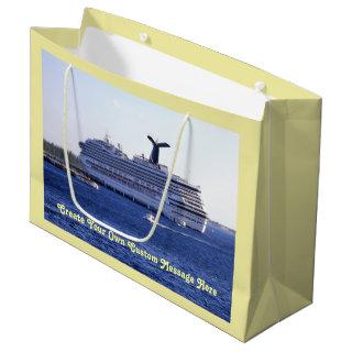 Cozumel Cruise Ship Visit Custom Large Gift Bag