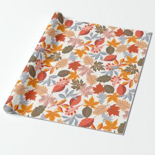 Cozy Fall Leaves Autumn Cute Pattern