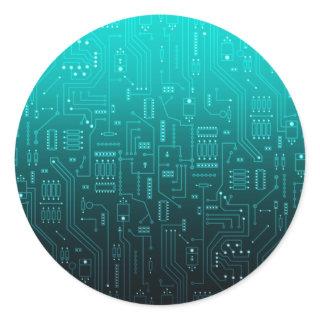 cpu classic round sticker
