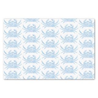 Crab in Blue Tissue Paper
