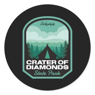 Crater Of Diamonds State Park Ar Camg Classic Round Sticker