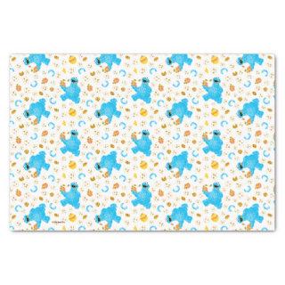 Crayon Cookie Monster Cookie Pattern Tissue Paper