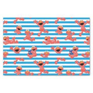 Crayon Elmo Stripe Pattern Tissue Paper