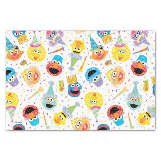 Crayon Sesame Pals Party Pattern Tissue Paper