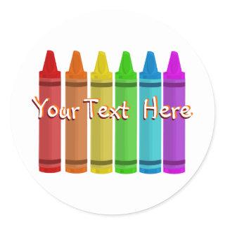 Crayon Stickers