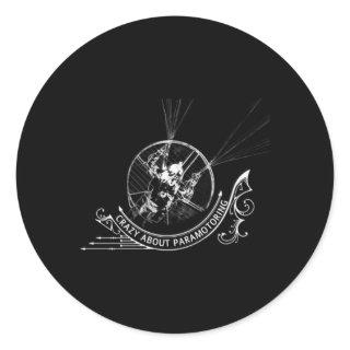 Crazy About Paramotoring Ppg Paramotor Classic Round Sticker