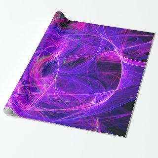 CRAZY PHOTON Abstract Purple Blue Fractals,Swirls