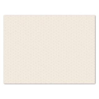 Creamy Peach Hexagon Pattern Tissue Paper