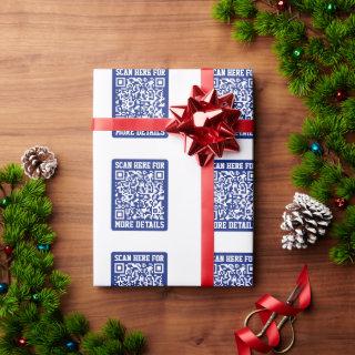 Create a Scannable QR code | Navy Blue (editable)