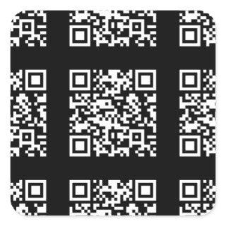 Create a Tiled QR code Pattern | Editable Color Square Sticker