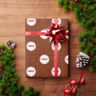 Create Custom Photo | Logo Red Gold Weave