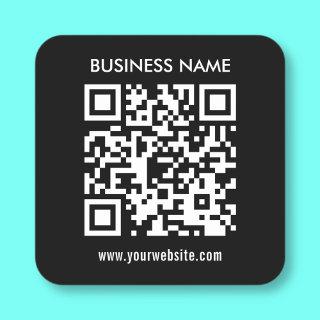 Create QR code instantly | Modern simple design Square Sticker