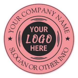 Create Your Business Logo Custom Classic Round Sti Classic Round Sticker