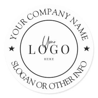 Create Your Business Logo Custom Classic Round Sti Classic Round Sticker