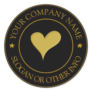 Create Your Business Logo Custom Classic Round Sti Classic Round Sticker