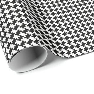 Create Your Own Black Houndstooth Squares Pattern