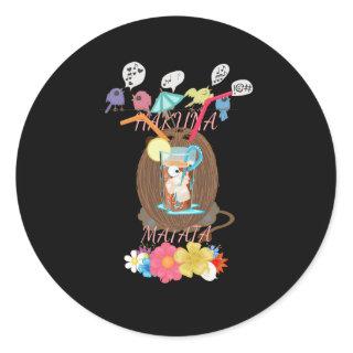 Create Your Own Fun Summer Time Beach Party Ideas Classic Round Sticker