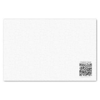 Create Your own QR Code | Black and White Tissue Paper