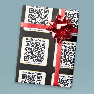 Create Your Own QR Code | Black White Gold Border