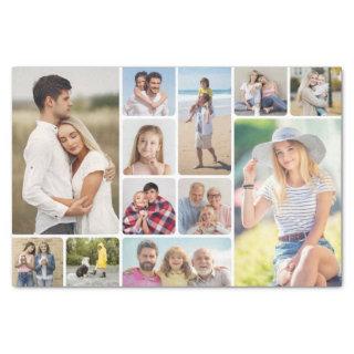 Create Your Own Round Corners 12 Photo Collage Tissue Paper